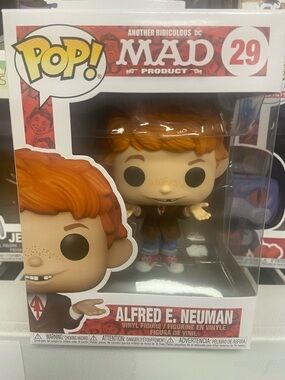 Funko Pop! Alfred E. Neuman Vinyl Figure - Orange Hair, Brown Suit